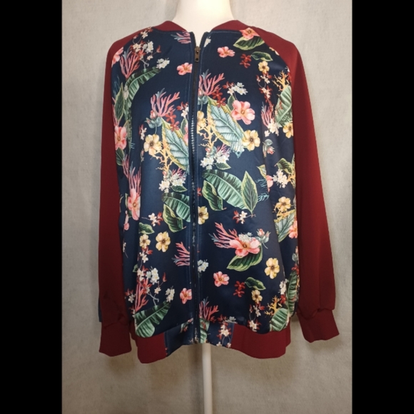 Agnes Orinda Jackets & Blazers - Agnes Orinda Floral Jacket (NWT)